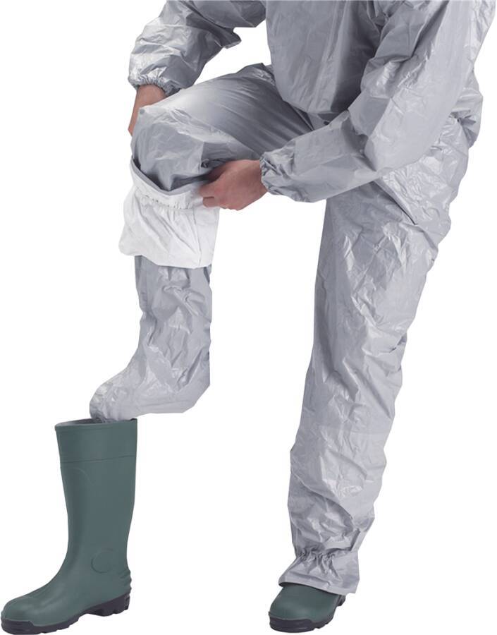 Tychem® 6000 F D13495142 Größe M Farbe grau Ausführung mit Füßlingen