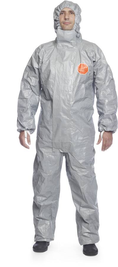 Tychem® 6000 F D13395268 Größe XXL Farbe grau Ausführung ohne Füßlinge