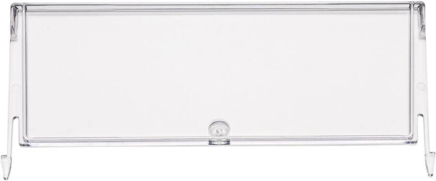 Zubehör Kleinteileboxen Breite 230 mm 932141101 Typ Sichtscheibe Abmessung (BxHxT) 187 x 82 x 6,5 mm