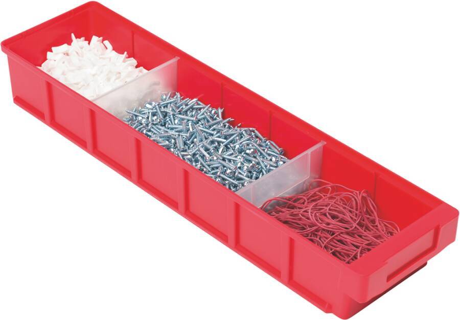 Trennwand transparent 932137003 Größe 3 für Regalboxgröße 3 / 6 / 9 / 12