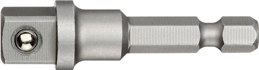 Maschinen-Adapter 1/4 WGB 789236170 Sechskant 1/4`` Vierkant 3/8`` Länge 65 mm