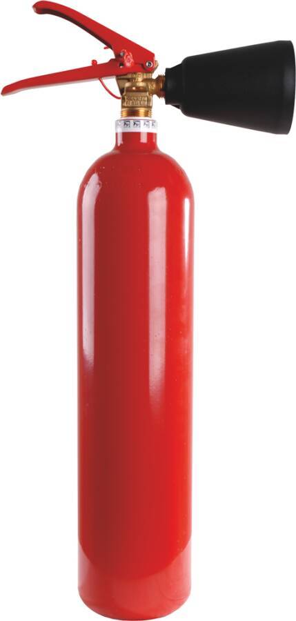 Kohlendioxidfeuerlöscher Aufladetechnik 932132502 Löschmittel 5 l CO2 Typ KS 5 BG geeignet für Brandklassen B Löschleis