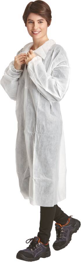 PP-Kittel ProSafe® PPKI40-XL Größe XL Farbe weiß