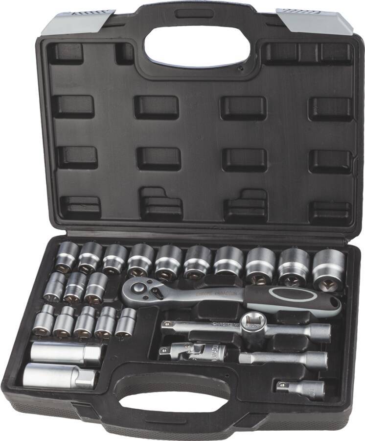 Steckschlüsselsatz 26-tlg. 3/8 42413