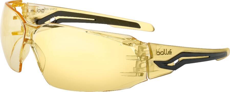 Schutzbrille SILEX SILEXPSJ Rahmen gelb/schwarz Scheibe gelb Scheibenkennzeichnung 2C-1.2 1 FT CE Beschichtung PLATINUM