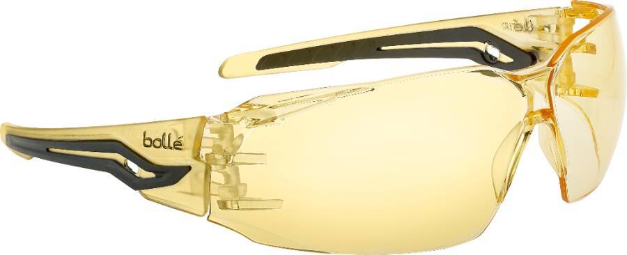 Schutzbrille SILEX SILEXPSJ Rahmen gelb/schwarz Scheibe gelb Scheibenkennzeichnung 2C-1.2 1 FT CE Beschichtung PLATINUM