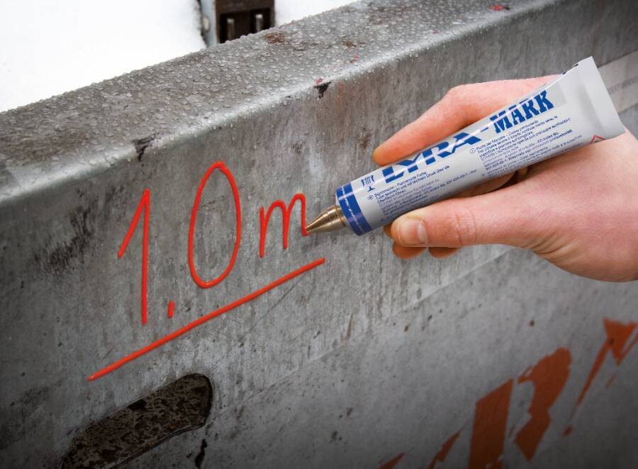 Signierpasten-Tubenschreiber L4150017 Farbe rot Strichstärke 3 mm Inhalt 50 ml