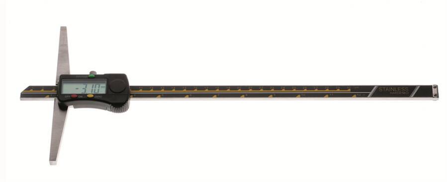 Digitaler Tiefenmessschieber WN 32560200 Messbereich 200 mm Ablesung 0,01 / 0,0005 mm/inch Brückenlänge 100 mm