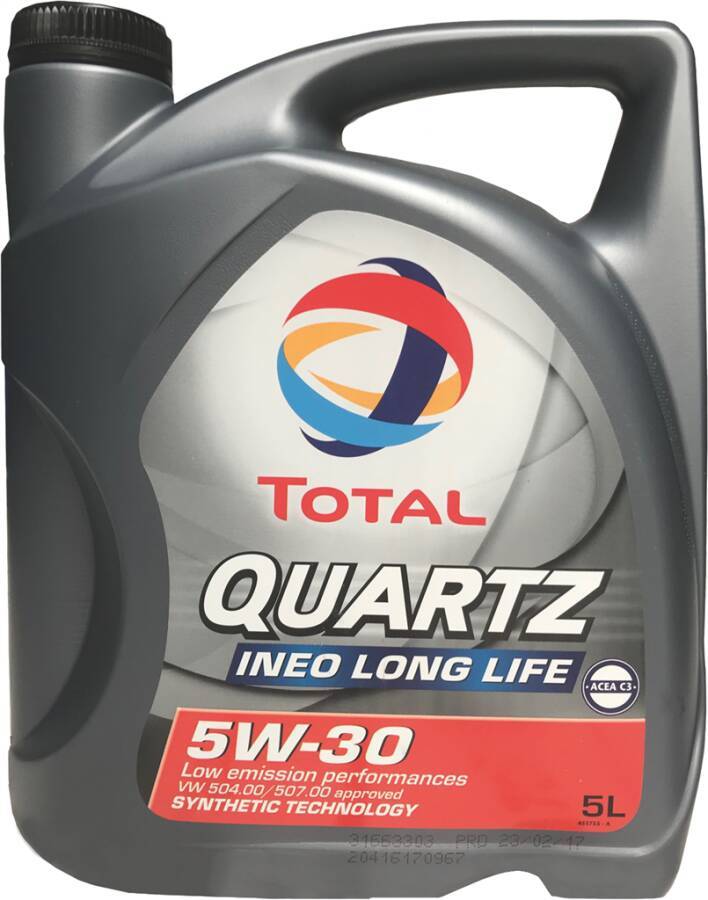 Motorenöl TotalEnergies Quartz INEO Longlife 5W-30 82847 Inhalt 5l Ausführung Kanister
