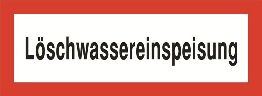 Löschwassereinspeisung 932104201 Abmessung (BxH) 297 x 105 mm Material KU Zulassung -