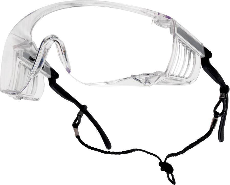 Überbrille SQUALE SQUPSI Rahmen schwarz/kristall Scheibe klar Scheibenkennzeichnung 2C-1.2 1 FT CE Beschichtung PLATINUM