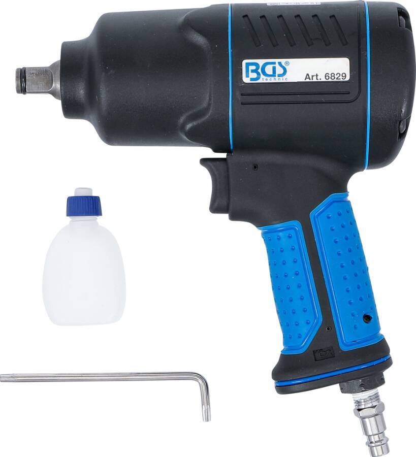 Druckluft-Schlagschrauber 1/2 6829 Lösemoment 1200 Nm Arbeits-/max.-Drehmoment 160 - 610 Nm Drehzahl 7500 U/min Antrieb