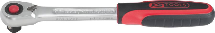 Umschaltknarre 1/2 extra schlank SlimPower 42536 Antrieb 1/2`` Länge 245 mm Ausführung 72 Zähne Gewicht 356 g