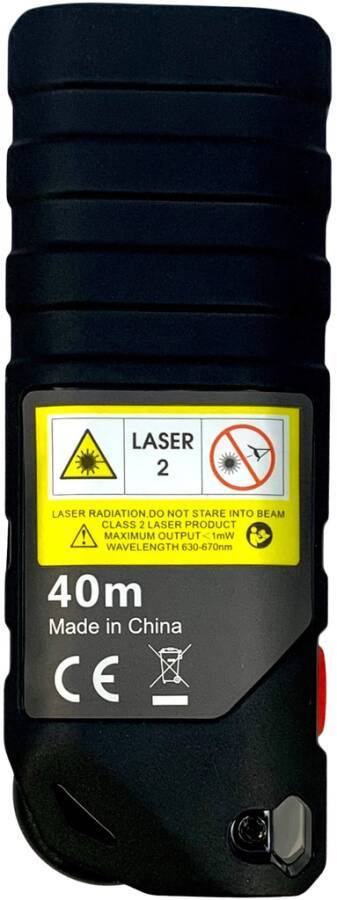 Laser-Entfernungsmesser PD57 39131 Typ PD57 Opt. - Lieferumfang integrierte Lithiumbatterie und Micro-USB Ladeanschluss