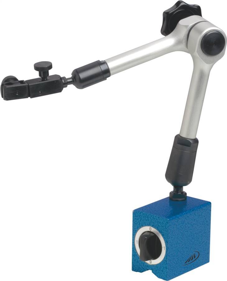 Magnet-Messstativ #1 0752103 Haftkraft ca. 600 N Säulenhöhe 370 mm Querarmlänge 320 mm Magnetfuß (L x B x H) 70 x 46 x 6