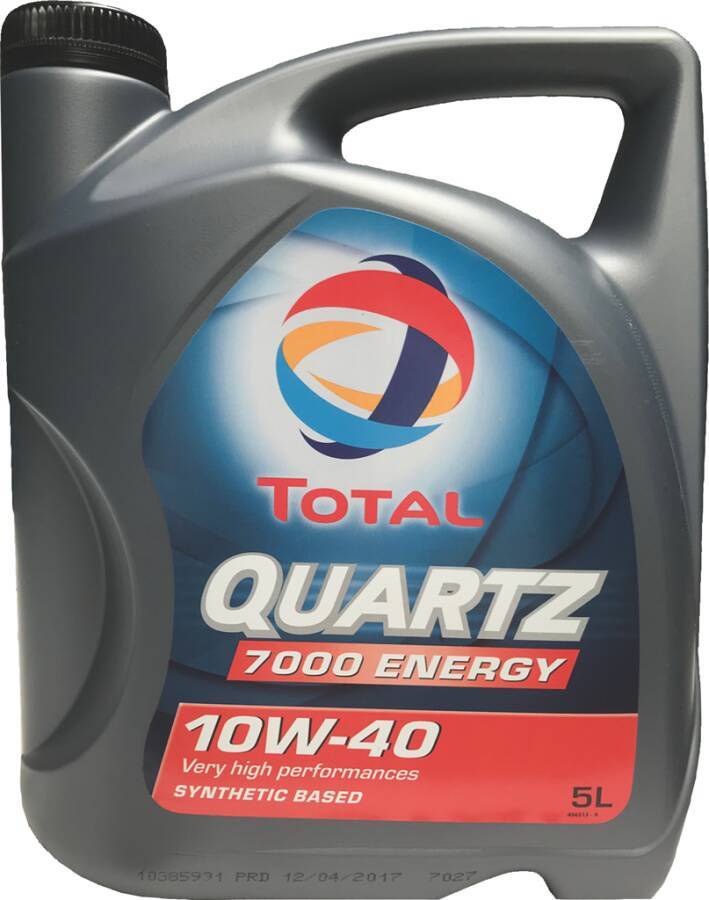 Motorenöl TotalEnergies Quartz 7000 Energy 10W-40 82849 Inhalt 5l Ausführung Kanister