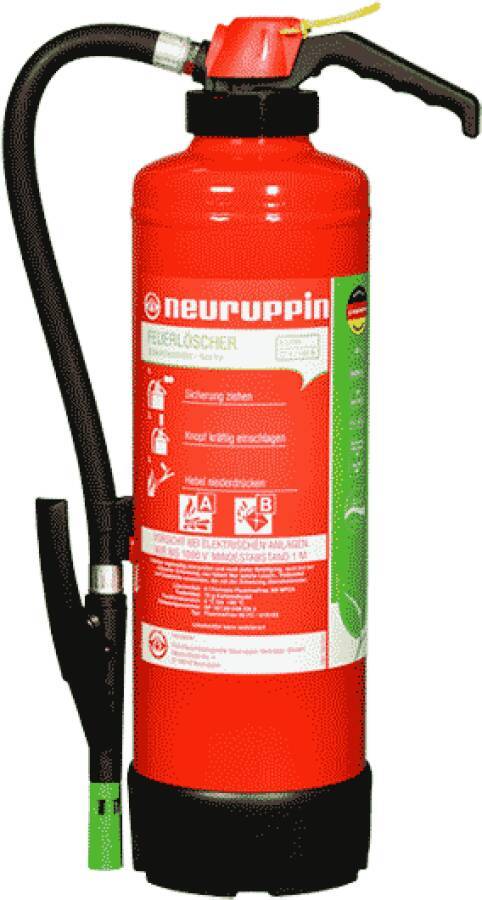 Schaum-Aufladelöscher Go Green 932141801 Löschmittel 6 l Schaum Typ 06 FCC FluorineFree geeignet für Brandklassen A+B