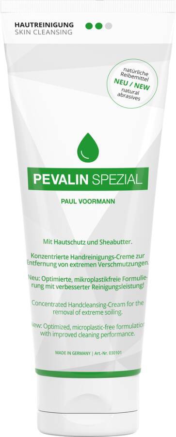 Handreinigungscreme PEVALIN SPEZIAL 030101 Inhalt 250 ml Ausführung leicht parfümiert Gebinde Tube geeignet für Spender