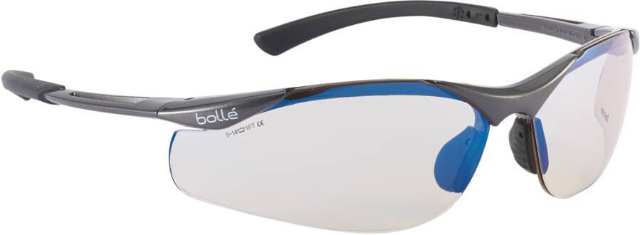 Schutzbrille CONTOUR CONTESP Rahmen anthrazit Scheibe leicht getönt Scheibenkennzeichnung 5-1.4 1 FT CE Beschichtung Ant