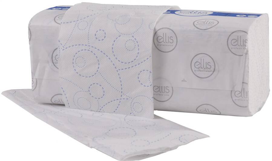 Handtuchpapier Premium 8982810 Farbe weiß Ausführung 2-lagig Blattmaß 24 x 21 cm Blattanzahl 3200 (20 x 160) Typ Premium