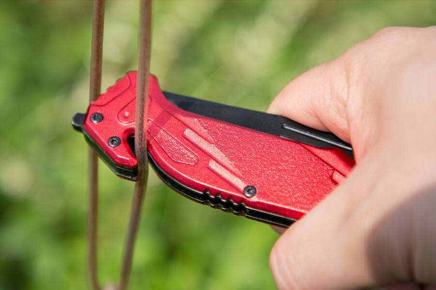 Klappmesser mit Gurtschneider 48577