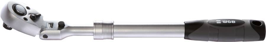 Gelenk-Teleskop-Umschaltknarre 1/2 783511003 Antrieb 1/2`` Länge 350 - 490 mm Ausführung 72 Zähne Gewicht 1110 g