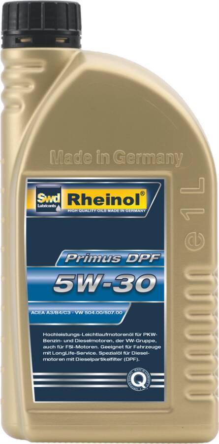 Motorenöl (Primus) Platinum DPF-LL III SAE 5W-30 82857 Inhalt 1 l Ausführung Flasche
