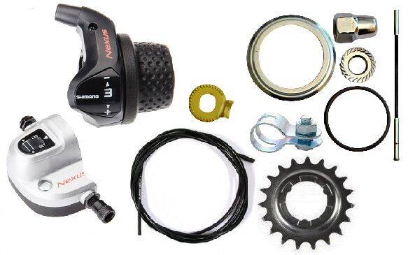 REDONDO 26 Zoll Laufrad Hinterrad Felge Silber Shimano Nexus 3 Gang Rücktritt