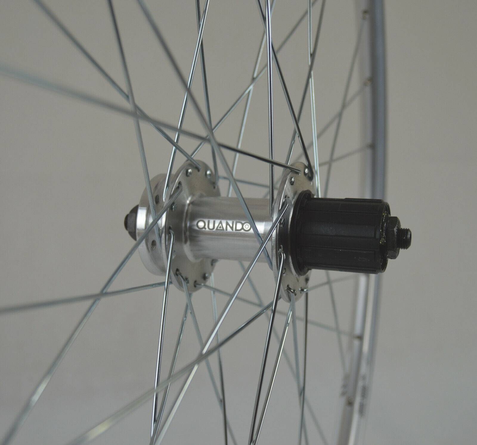 REDONDO 26 Zoll Hinterrad Laufrad Fahrrad V Profil Felge Silber Disc