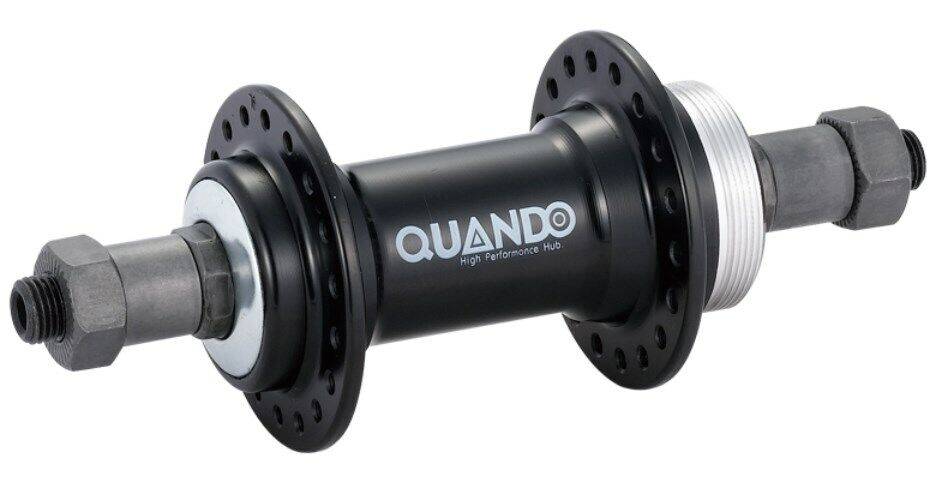 REDONDO 26 Zoll Hinterrad Laufrad Hohlkammer Felge QR Schwarz + 6-fach Kranz