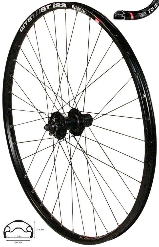 REDONDO 26 Zoll Hinterrad Laufrad WTB Felge Shimano Deore FH-M525 Schwarz Disc