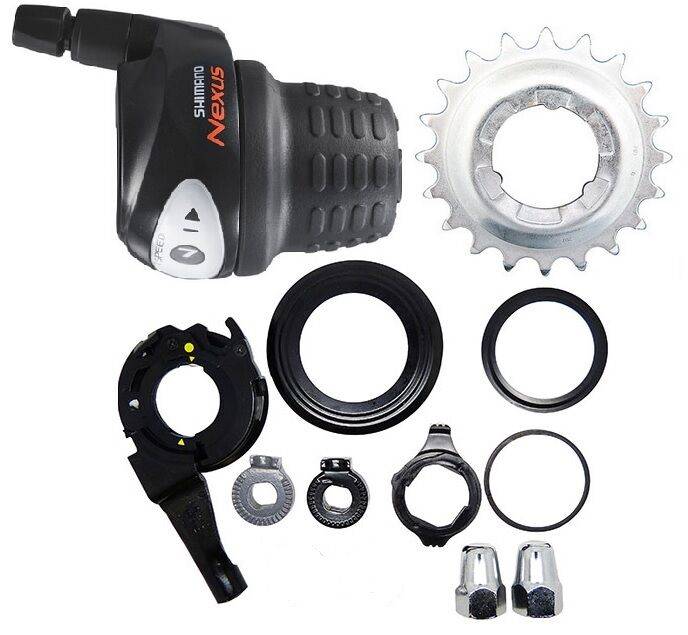 REDONDO 28 Zoll Laufrad Hinterrad Felge Silber Shimano Nexus 7 Gang Rücktritt