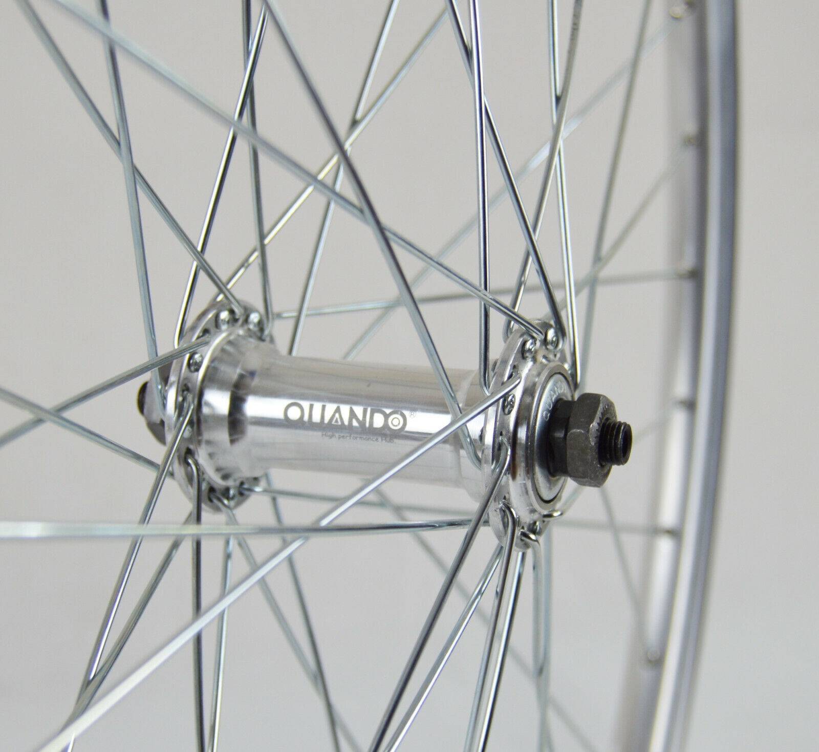 REDONDO 26 Zoll Vorderrad Laufrad Fahrrad V Profil Felge Silber