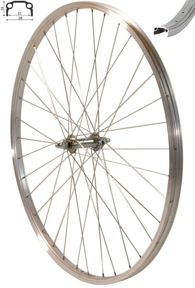REDONDO 28 Zoll Vorderrad Laufrad Fahrrad 28" Kasten Felge Aluminium Silber