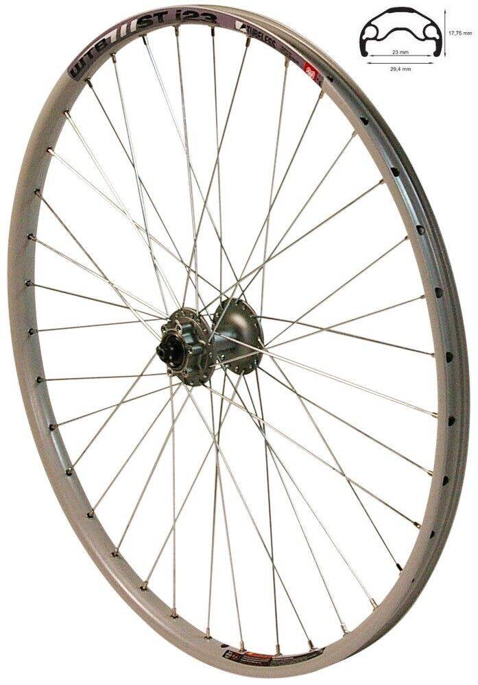 REDONDO 27,5 Zoll Vorderrad Laufrad WTB Felge Shimano Deore HB-M525 Silber Disc