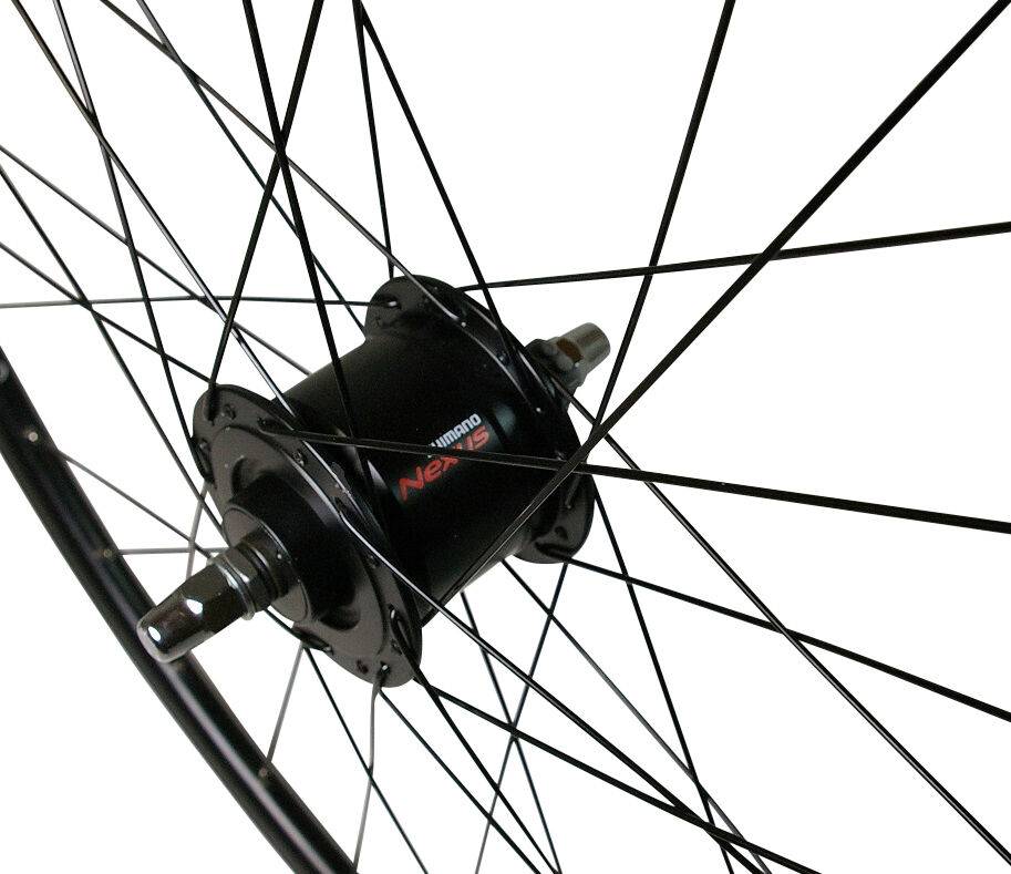 REDONDO 28 Zoll Vorderrad Laufrad Felge Schwarz mit Shimano Nexus Nabendynamo