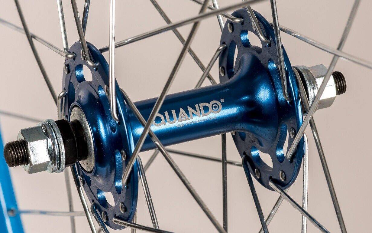REDONDO 28 Zoll Vorderrad Singlespeed Fixie Laufrad Felge Blau Blau + Reifen