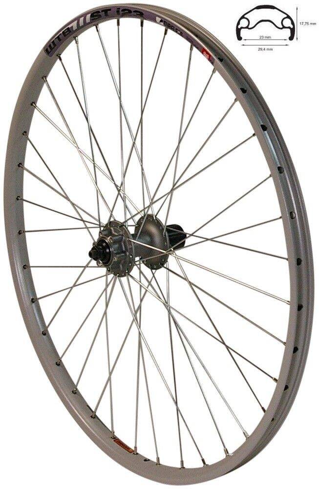 REDONDO 29 28 Zoll Hinterrad Laufrad WTB Felge Shimano Deore FH-M525 Silber Disc
