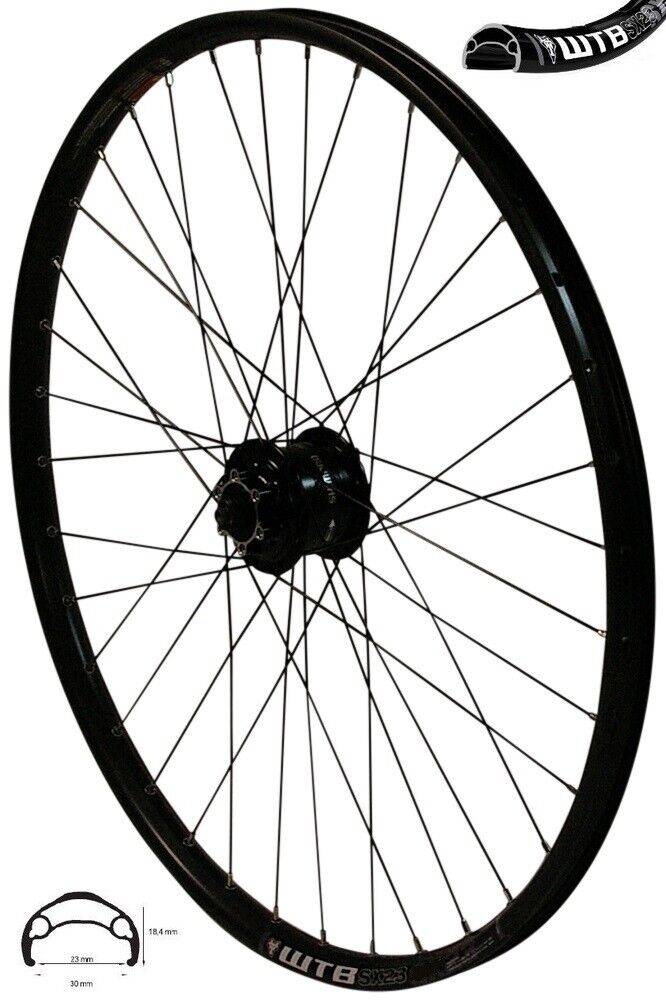 REDONDO 29 28 Zoll Vorderrad DH-3D37 Nabendynamo Laufrad WTB Felge Schwarz Disc