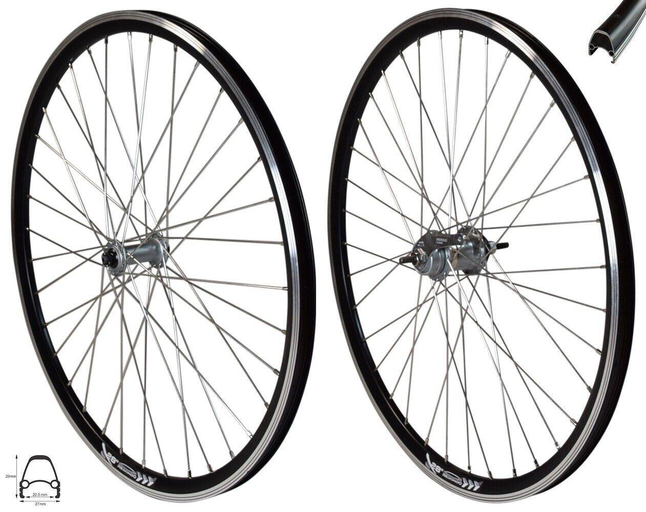 REDONDO 28 Zoll E-Bike Laufrad Set VR+HR Felge Shimano Nexus 3 Rücktritt Bremse