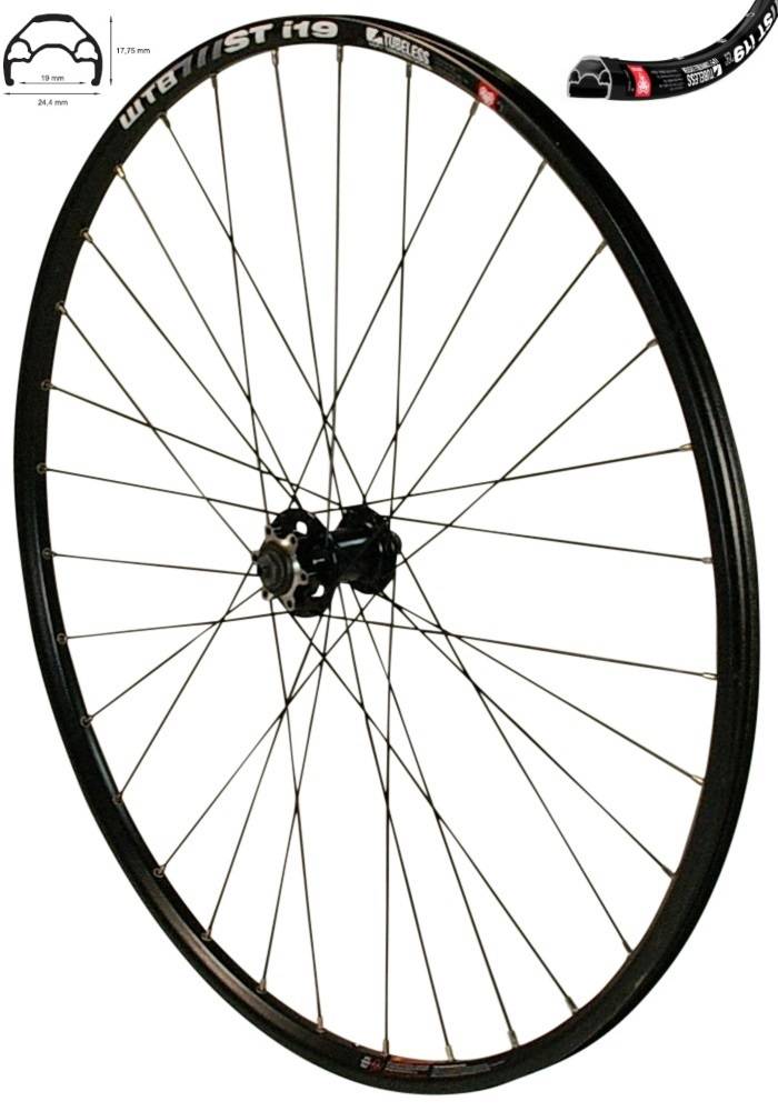 REDONDO 27,5 Zoll Vorderrad Laufrad Fahrrad WTB Felge Schwarz für Scheibenbremse