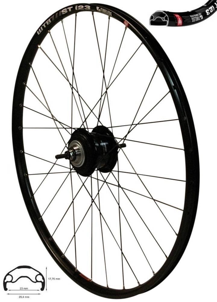 REDONDO 26 Zoll Hinterrad WTB Felge Schwarz Shimano Alfine 11 Gang