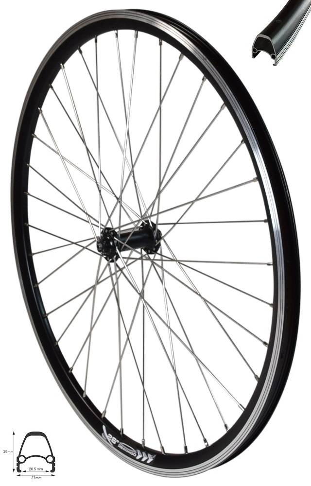 REDONDO 26 Zoll E Bike Vorderrad Laufrad 4D Felge Shimano HB T3000 Nabe Schwarz