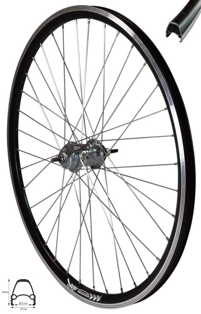 REDONDO 26 Zoll E Bike Hinterrad Laufrad Felge Shimano Nexus 3 Rücktritt Bremse