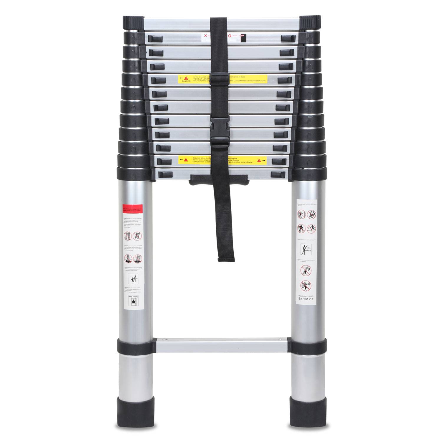 Teleskopleiter Alu 5m Stehleiter Mehrzweckleiter Alu Anlegeleiter Multifunktionsleiter Ausziehleiter