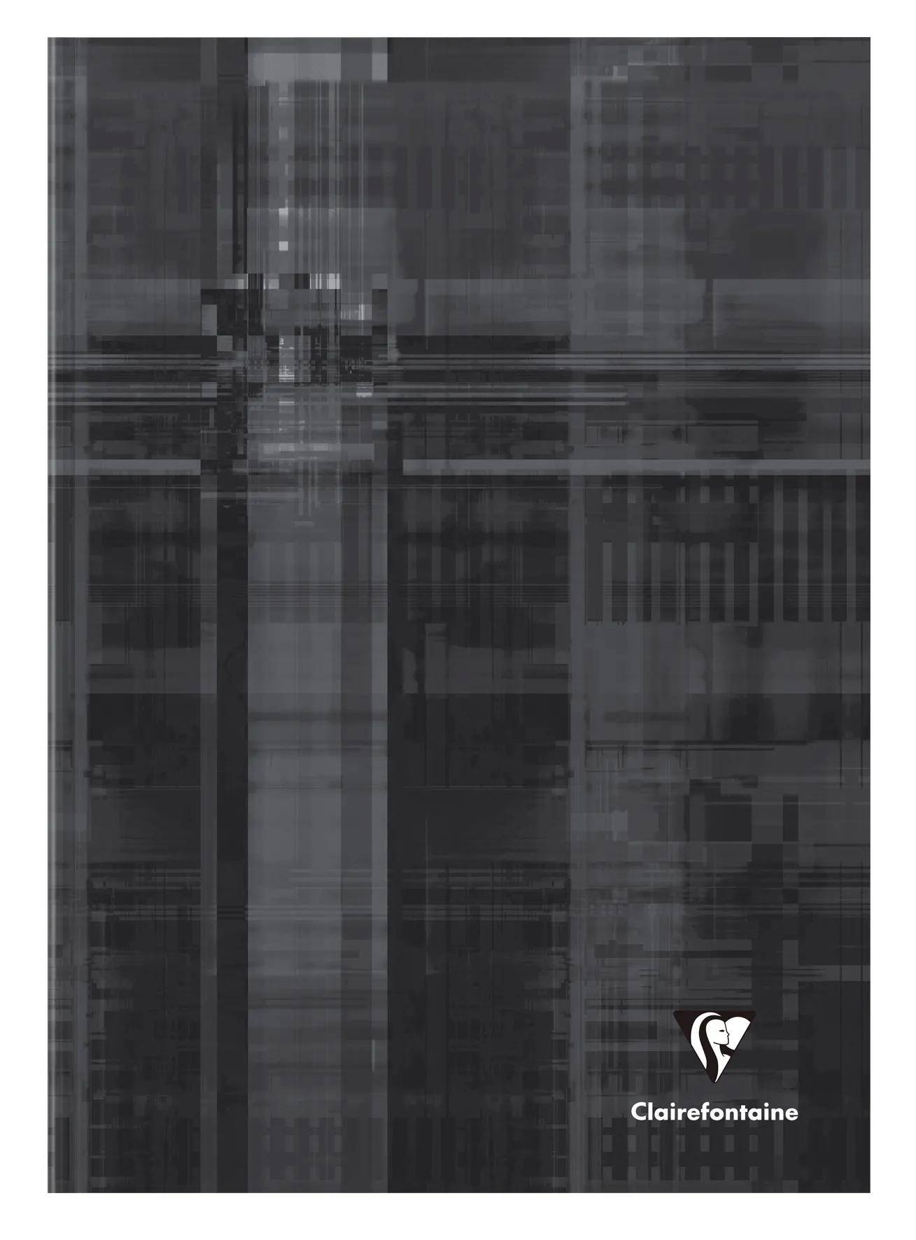 Abstrakte dunkelgraue geometrische Textur mit dem Logo „Clairefontaine