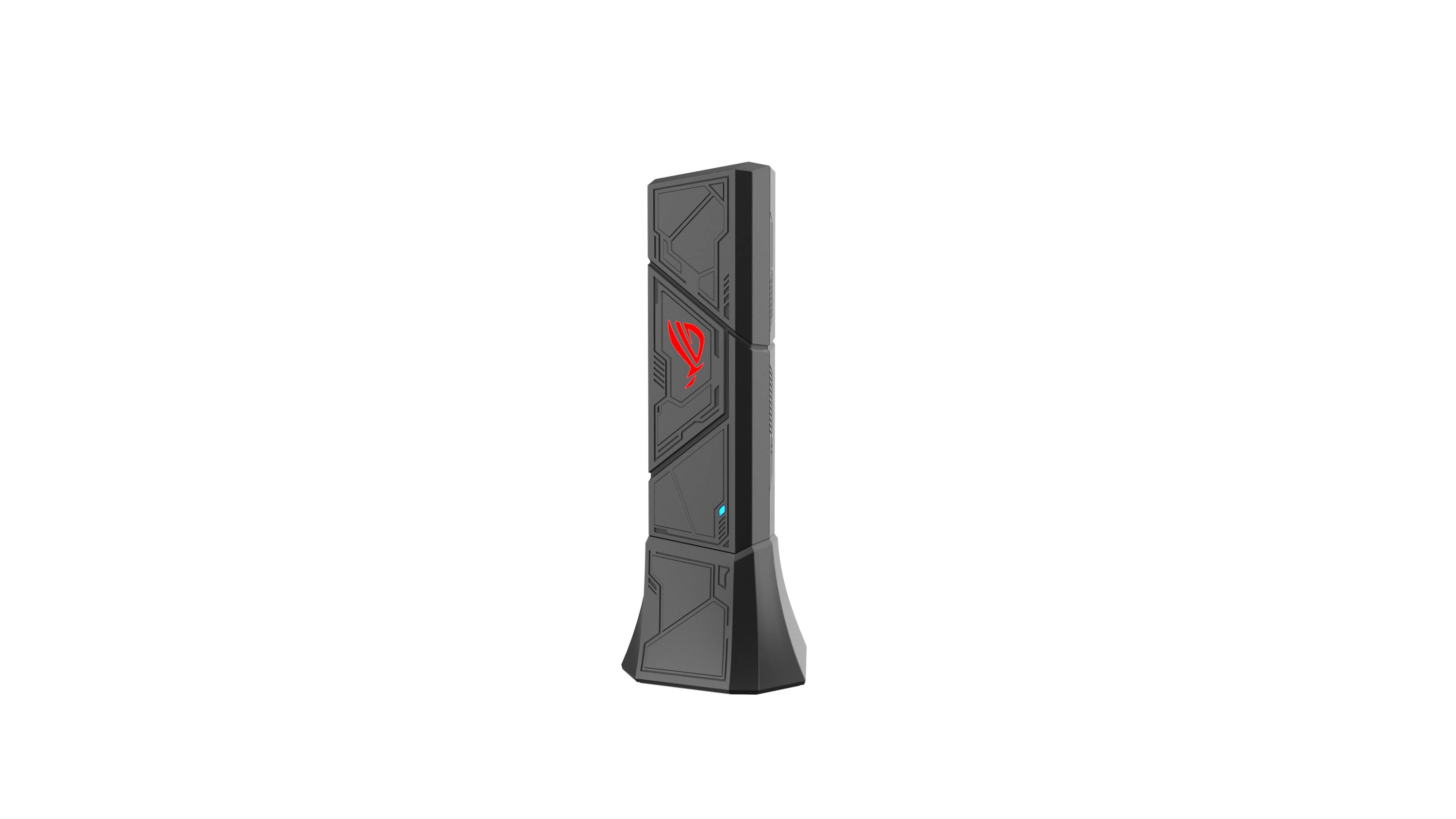 ASUS ROG USB-BE92 Wifi 7 BE6500 Tri-Band USB Adapter, Kabellos, USB, WLAN, Wi-Fi 7 (802.11be), 6500 Mbit/s, Schwarz