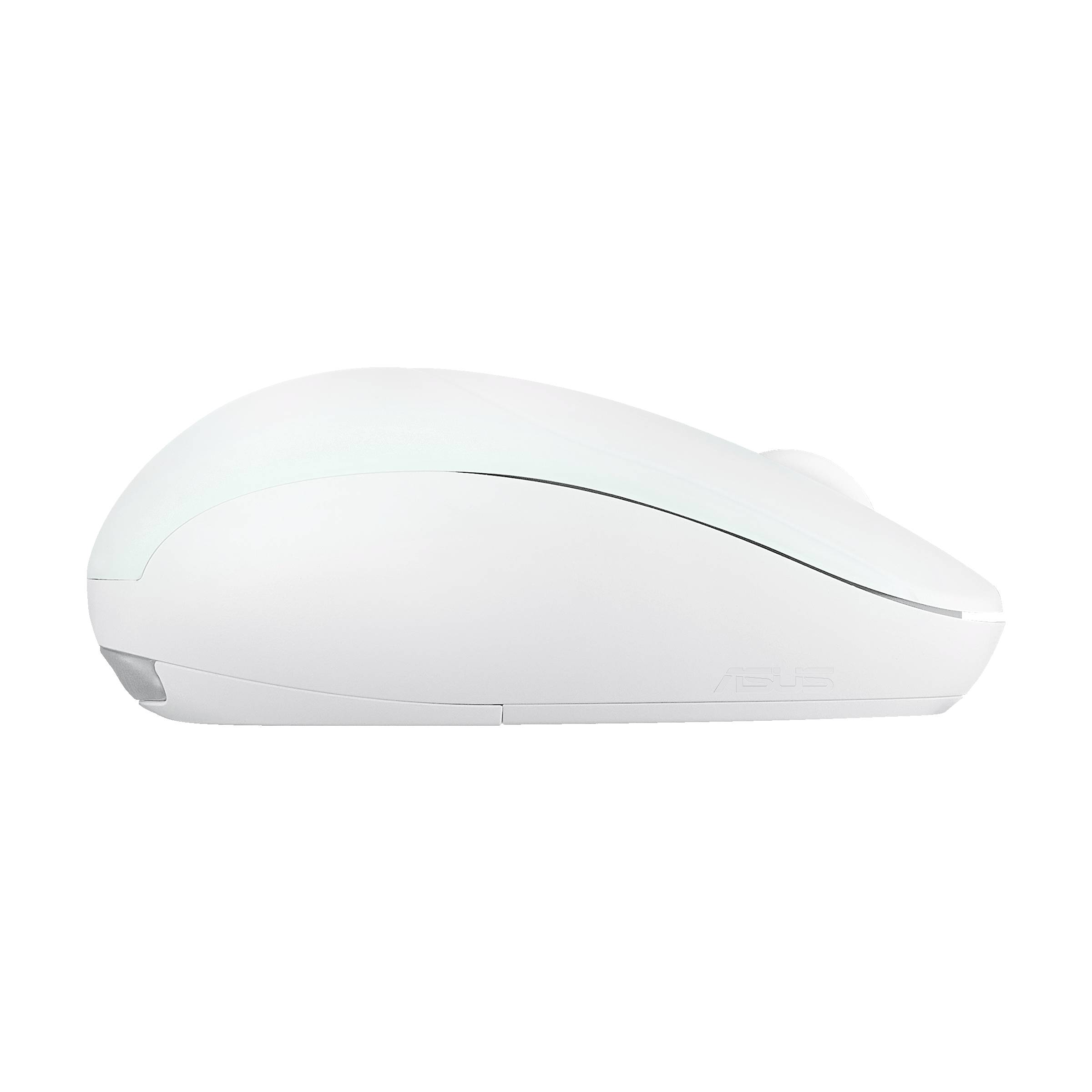 ASUS Fragrance Mouse MD101, Beidhändig, Optisch, RF Wireless + Bluetooth, 2400 DPI, Weiß