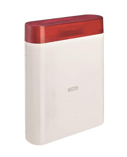 ABUS Secoris Funk-Außensirene mit Blitzlicht (Kombi-Signalgeber) FUSG60100 Install.Baumaterial