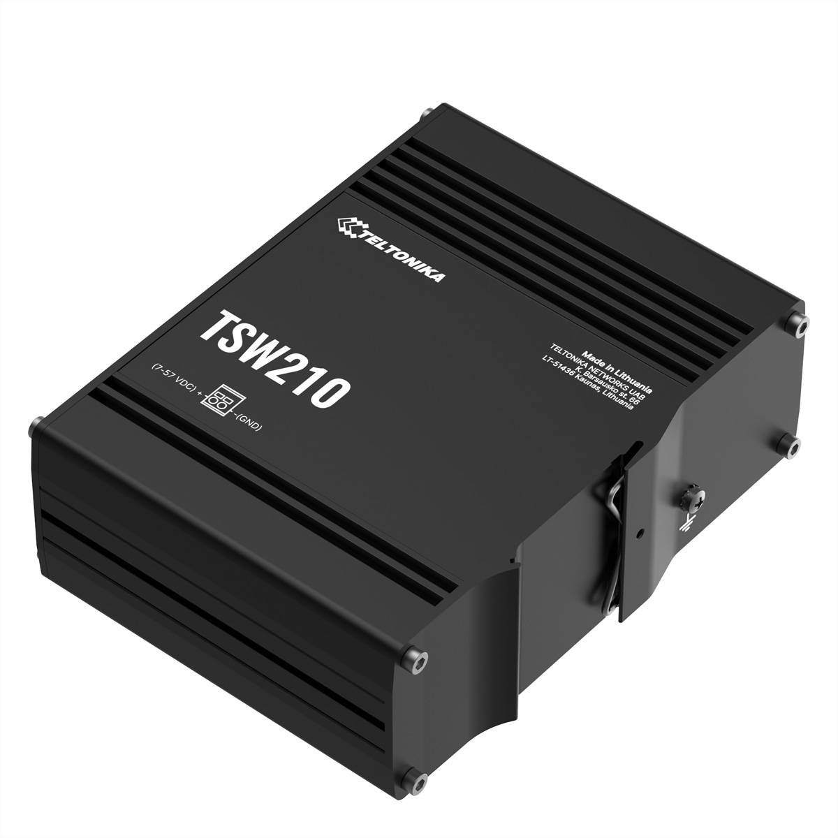 Teltonika TSW210 - Switch - unmanaged - 8 x 10/100/1000 + 2 x SFP